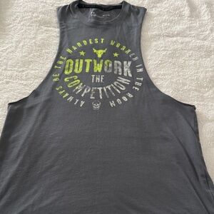 Under Armour Dark Gray Graphic Tank Top
